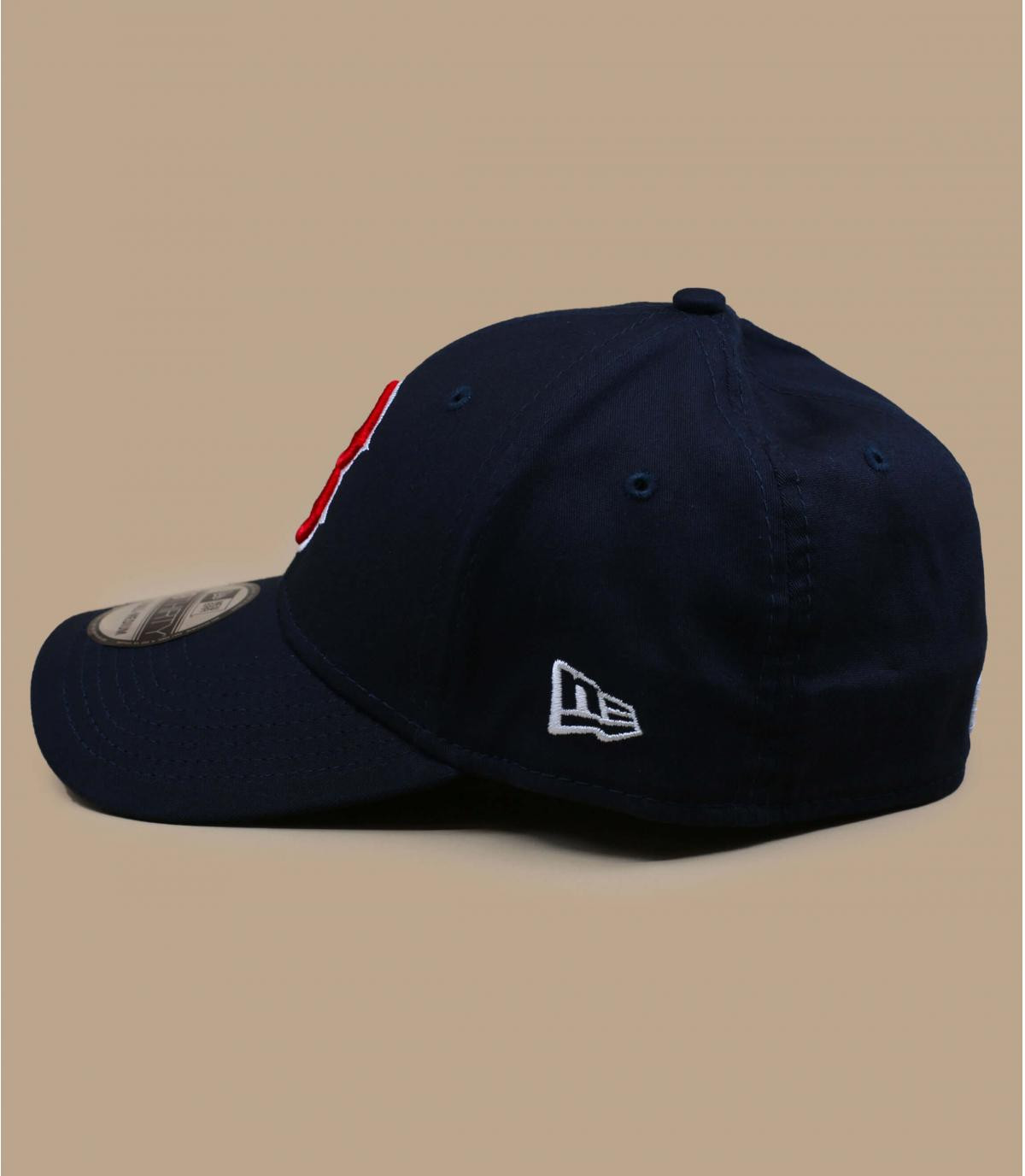 casquette stretch B bleu marine